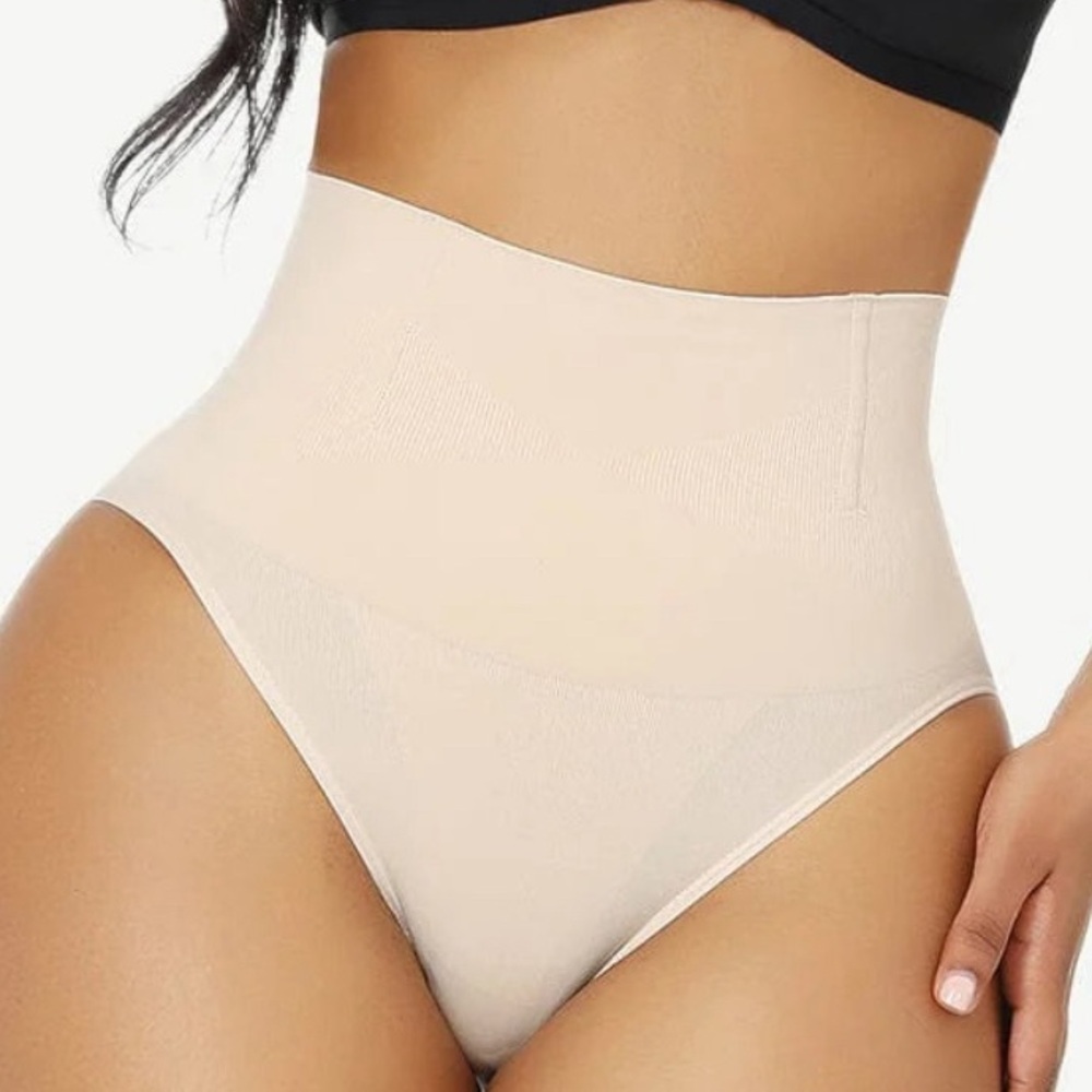 Bikini Panties High Compression with Rods Women Seamless Underwear Comfort